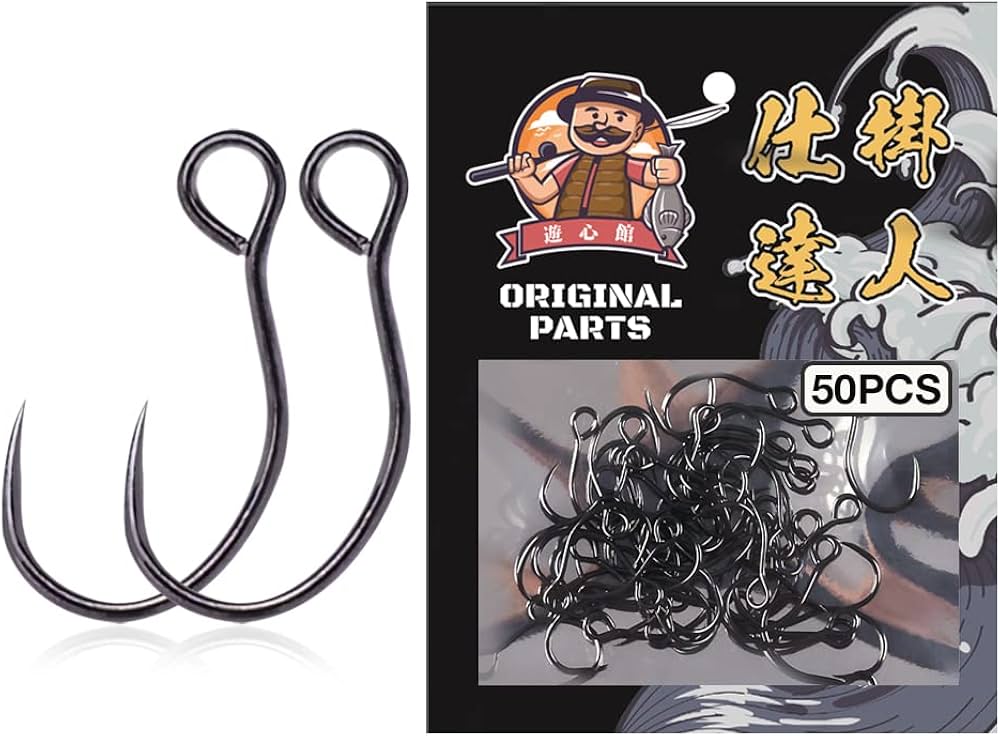 Amazon | 遊心館釣具 渓流シングルフック（バーブレス）全5